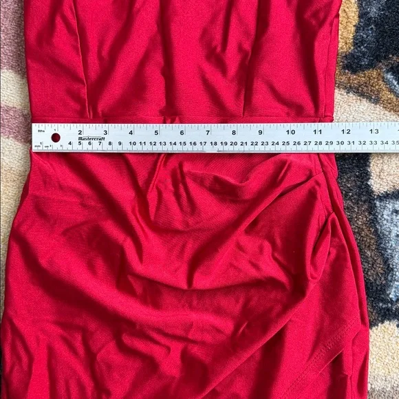 RED MINI DRESS - Picture 6 of 8